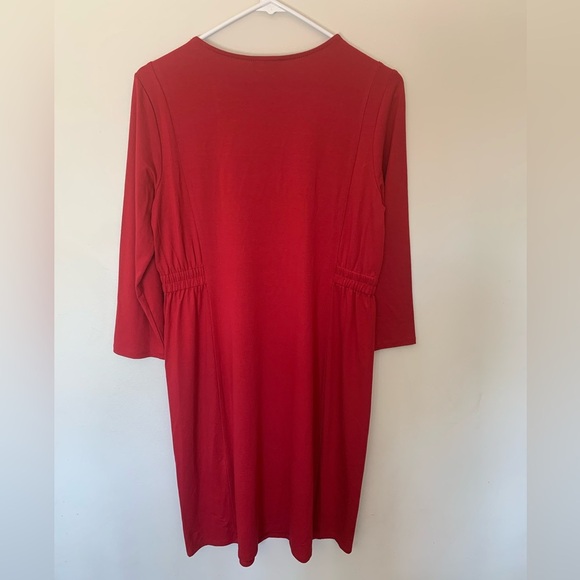 J Jill Wearever Collection Women’s Size Small True Red Dress - Picture 6 of 10